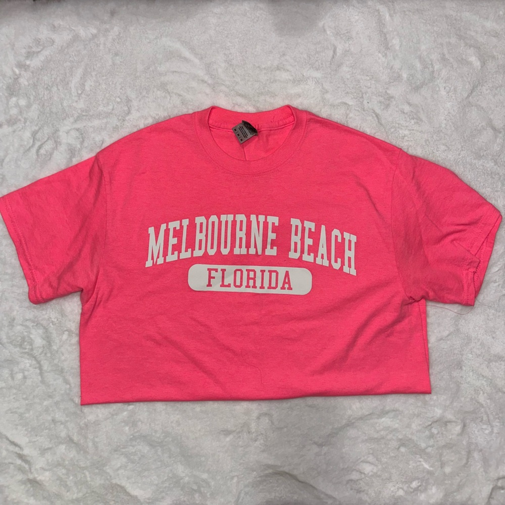 Pink Melbourne Beach Florida T-Shirt